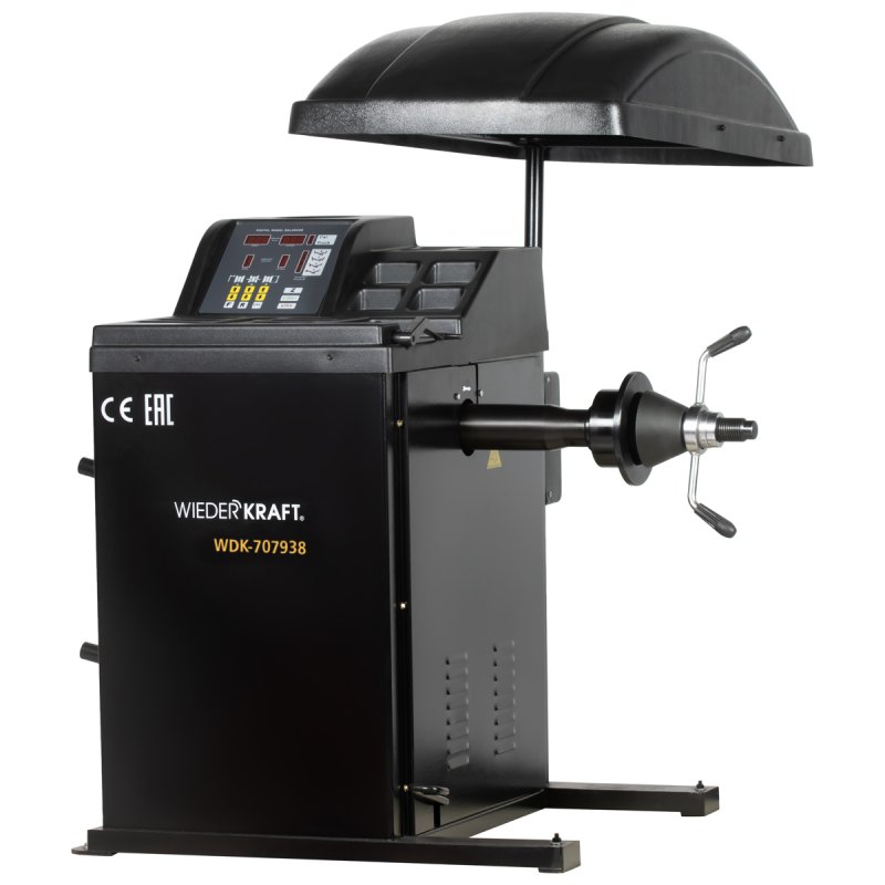 WDK-707938 Балансировочный станок (стенд) для грузового шиномонтажа, 13-24", 380 В Wiederkraft