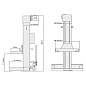 KraftWell KRW4M7.5 Колонны подкатные г/п 4х7,5 т. электромеханические