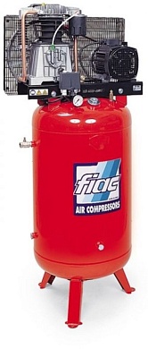 Компрессор поршневой вертикальный серии FIAC 270.AB858В REMEZA (Белоруссия): 850 л/мин., 10 бар, ресивер 270 л., 5,5 кВт, 380В, габариты без упак. 650х700х1800 мм, 180 кг.