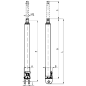 Гидроцилиндрсо встроенным насосом 3т (620-1110мм) СОРОКИН