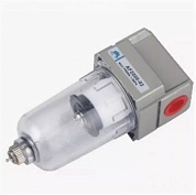 Фильтр для пневмосистемы мини 1/4" (пропускная способность: 200 л/мин, давление max: 10 bar, температура воздуха: 5° до 60°, 5мк) Partner AF2000-02