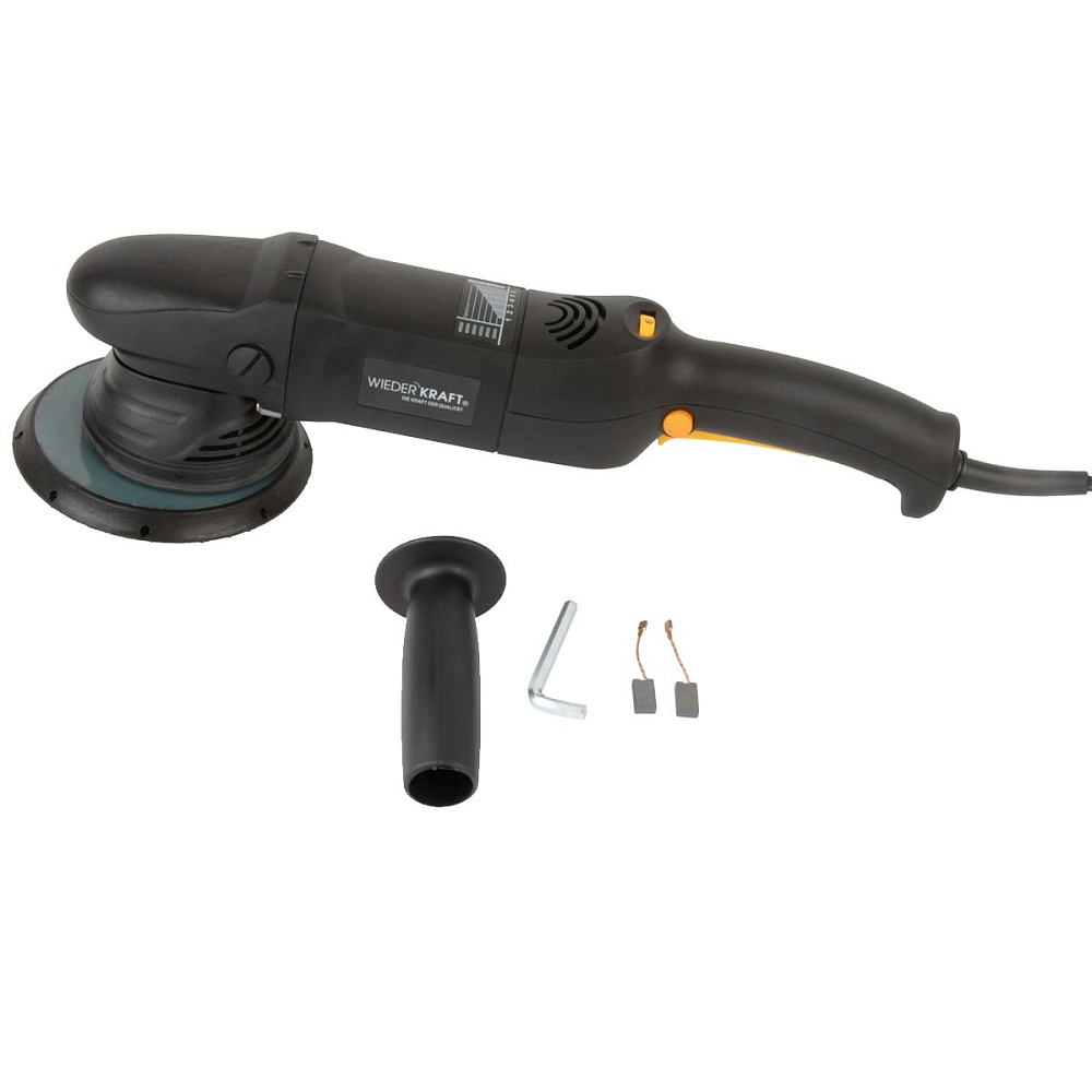 WDK-Stinger21-150 Полировальная машина ротор-орбитальная электрическая, 220 В, с подошвой 150 мм Wiederkraft