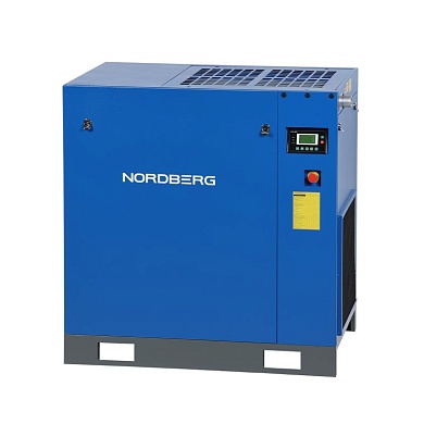 Компрессор винтовой, 22 кВт, 10 бар, 3200 л/мин, без ресивера NORDBERG NCC30