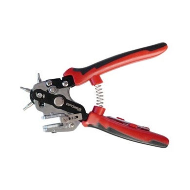 OPT-RE105 Дырокол револьверный с иглами 2*2,5*3*3,5*4*4,5мм OPTIMUS