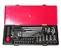 Набор инструментов TORX,HEX (ключи,головки с насадками) 40 предметов в кейсе JTC