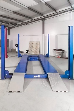 Подъемник четырехстоечный Sivik ПГА-5000/4 Синий