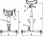 Стойка трансмиссионная гидравлическая 0.8т JTC