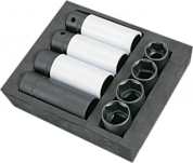 TT-53 ударные головки 1/2" в ложементе Hans