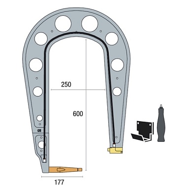 Плечо G5 PLUS для C-обр. сварочных клещей