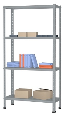 Стеллаж металлический ТС (2000х700х500) 4 полки Верстакофф