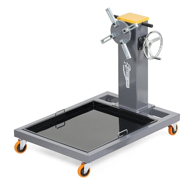 KraftWell ROTO 2K Стенд для разбора двигателей г/п 2000 кг, с редуктором, грузовой