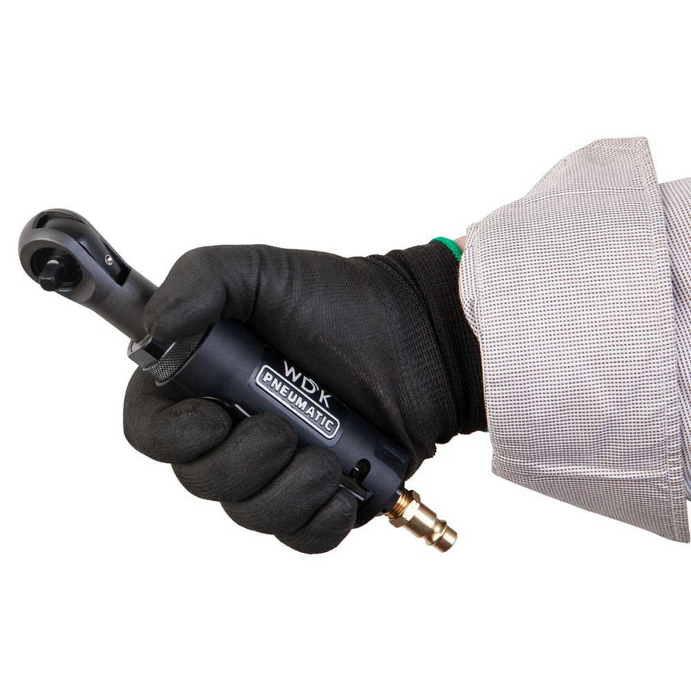 WDK-21215 Пневматическая трещотка 1/4", 55 Нм, усиленная