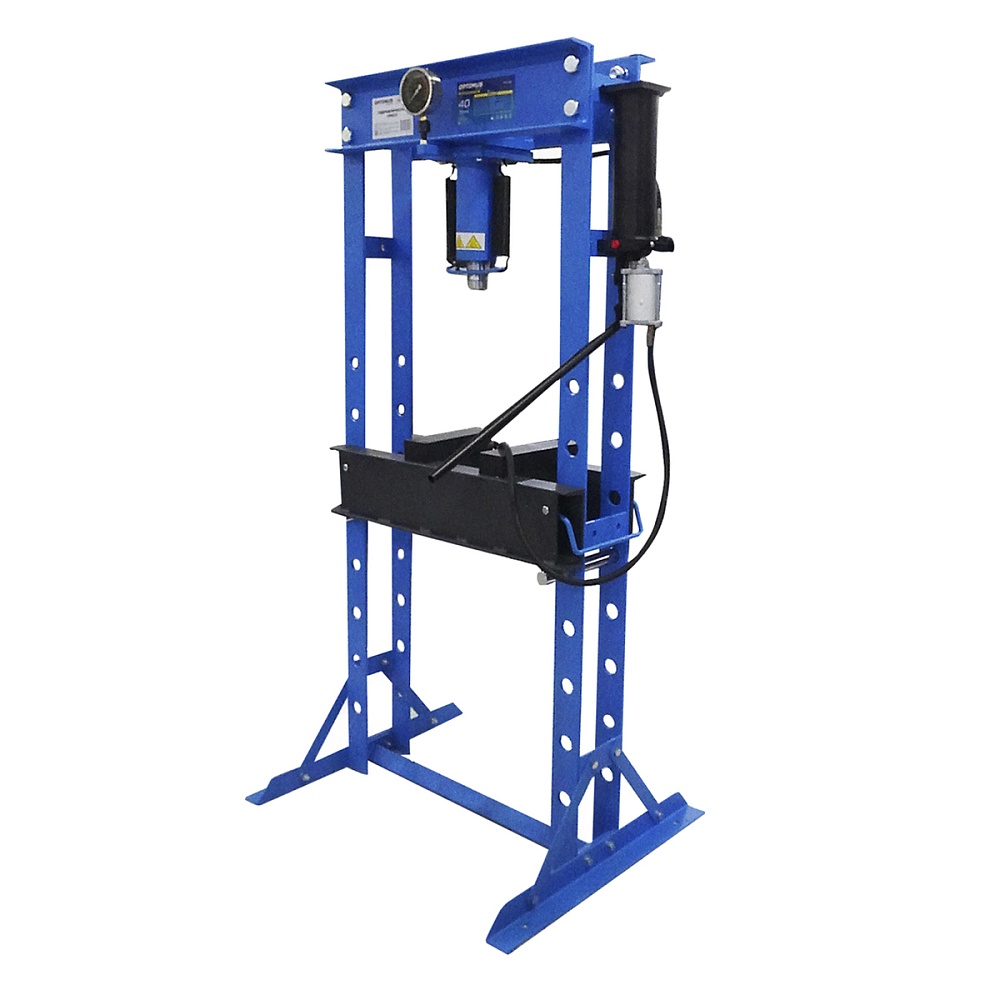 OPT-240 Пресс гаражный 40т, с ручным и пневмогидравлическим насосом OPTIMUS